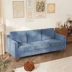 Azriah Charles of London Chenille Sofa - brand new