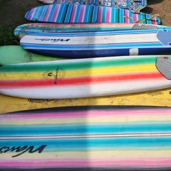6ft To 8ft Soft Top Surfboards  $100 To $200