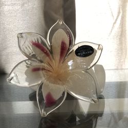 Murano Vintage Glass Flower 