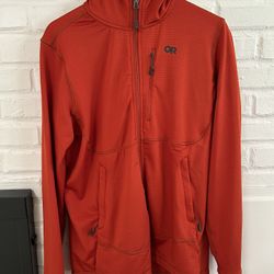 Outdoor Research Vigor Full Zip Hooded Jacket Men’s large 