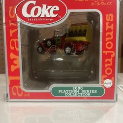 Coca Cola Platinum Series Holiday Ornament