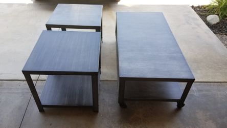 2 Gorgeous Metal End Tables by Ashley Furniture