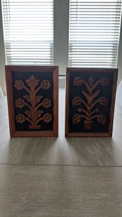 Pier One 2 Brown Wood wall art