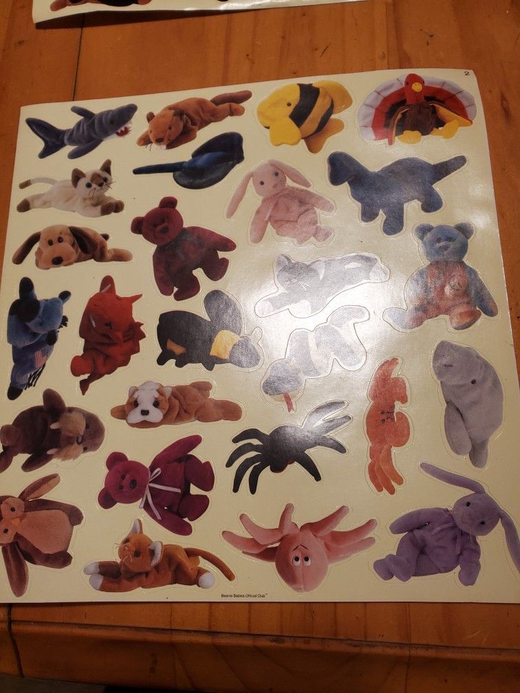 Beanie Baby Collectors Stickers