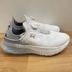 Under Armour Men’s SlipSpeed Mega Fade Training Shoes Size 9.5 White Gray New