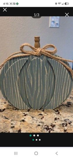 Pumpkin Decoration blue