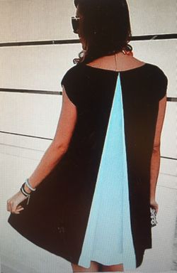 Dreamboat Chiffon Colorblock Tunic Dress