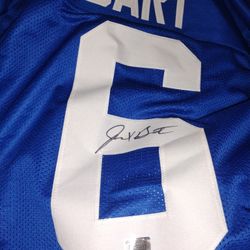 Ashton Jeanty Travis Hunter Jaxson Dart Autograph Signed Jersey COA NFL 