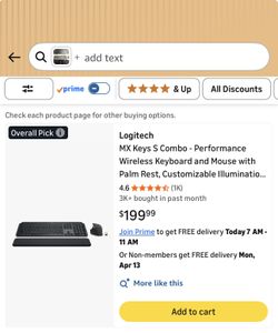 Logitech MX Keys S Combo for Mac (Keyboard + Mouse) NEW
