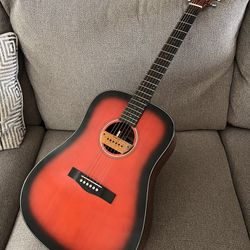 Acoustic Guitar With Pickups 