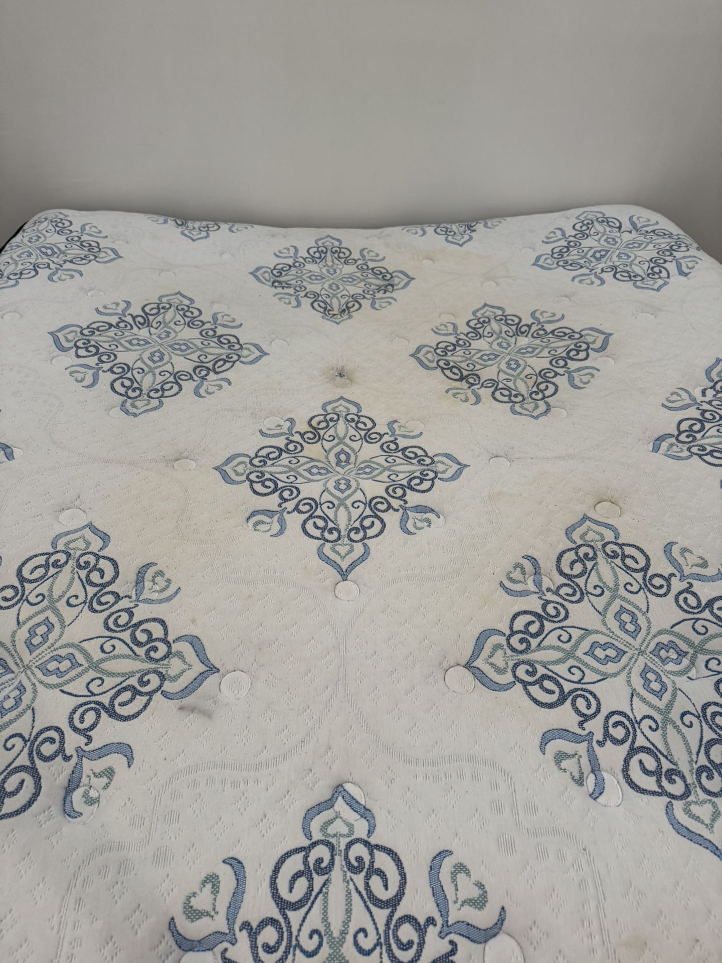 King Sized Mattress, Box Spring And Frame