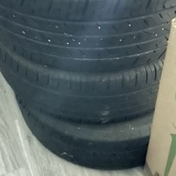 (4) 16 Inch steel rims W/tires