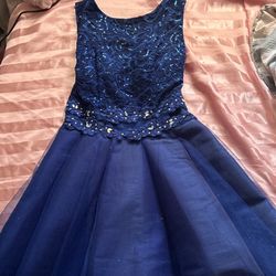 Royal blue dress 