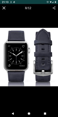 Best Top Quality Elegant Leather Apple/i Watch Bands- Great 100% leather 38/40 and 42-44 apple watch series1- 4- 100 % Top Grain Original Cow