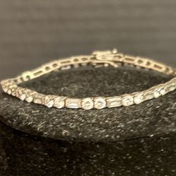 Tennis Bracelet 925 Sterling Silver DQCZ
