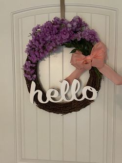 Hello Spring Door Wreath