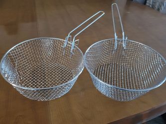 New stainless steel frying basket