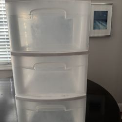 Sterilite 3 Drawer Bin