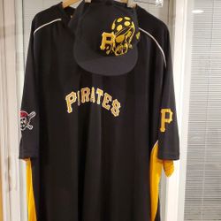 PITTSBURGH PIRATES ☠ JERSEY 🇯🇪 WITH OPTIONAL FITTED CAP (8)