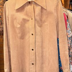 Vintage California Leather Works Suede Jacket 