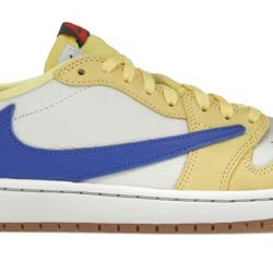 Nike Air Jordan 1 Travis Scott Canary 7C Toddler Size 