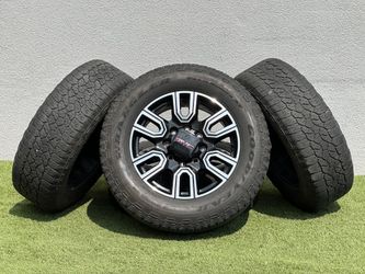 Original 20" GMC Wheels Sierra 2500HD Chevy Silverado 3500HD Rims 275/65R20 Tires AT4 8x180mm Denali