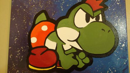 Painting Yoshi kid