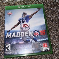 Xbox One Madden 16 game 