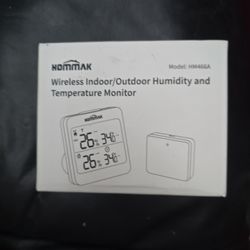 HOMMAK Wireless Indoor/Outdoor Humidity & Temperature Monitor HM466A