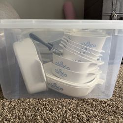 Corningware Cornflower Blue set!