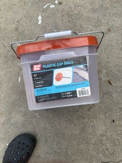 Roofing cap nails