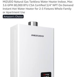 Tankless Water Heater 