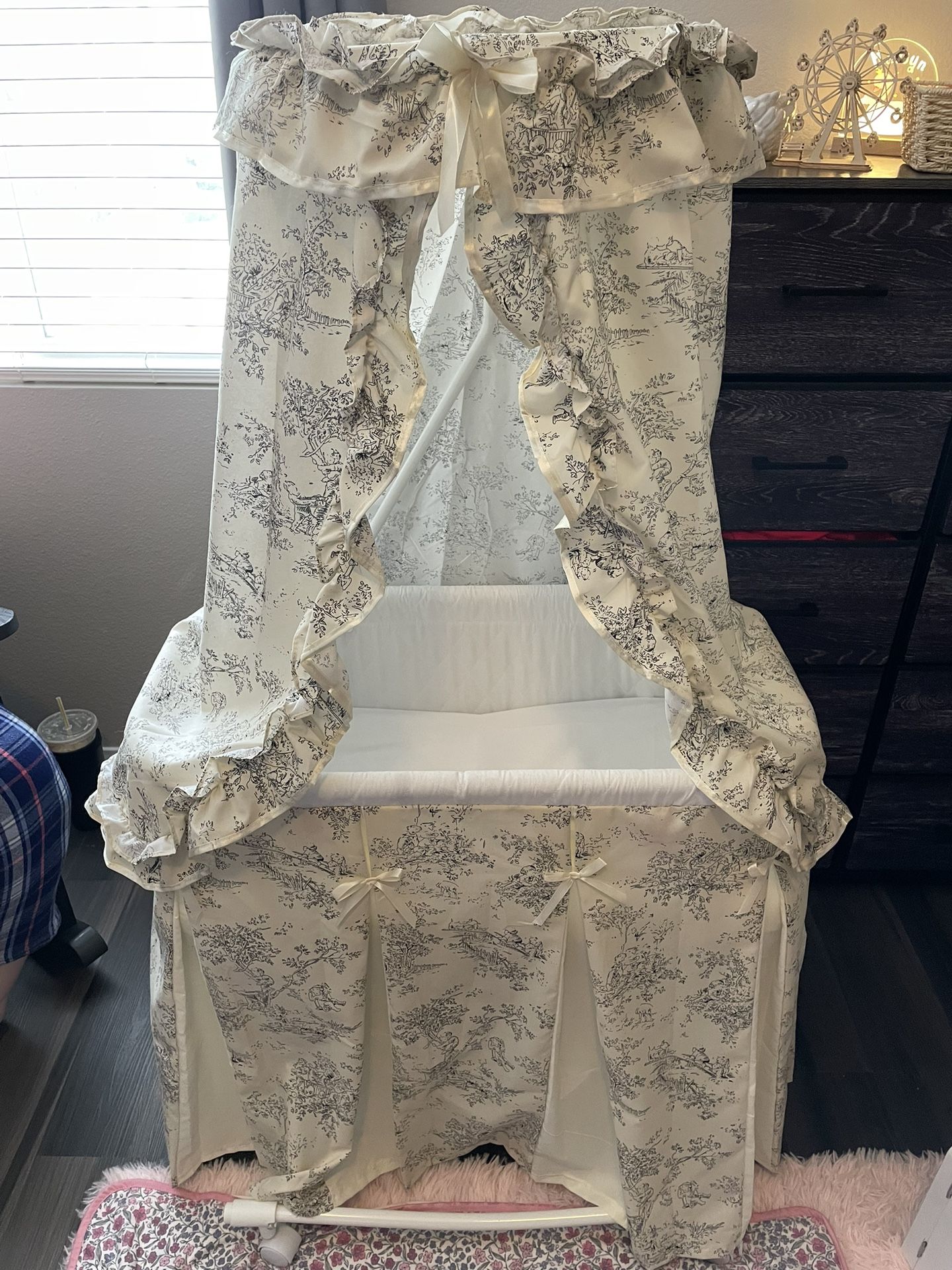 New Baby Bassinet With Underneath Storage
