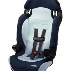 Cosco Kids Finale DX 2-in-1 Booster Car Seat, Forward Facing Toddler Car Seat (30-65 lbs) and Belt Positioning High Back Booster Seat (40-100 lbs), Ra
