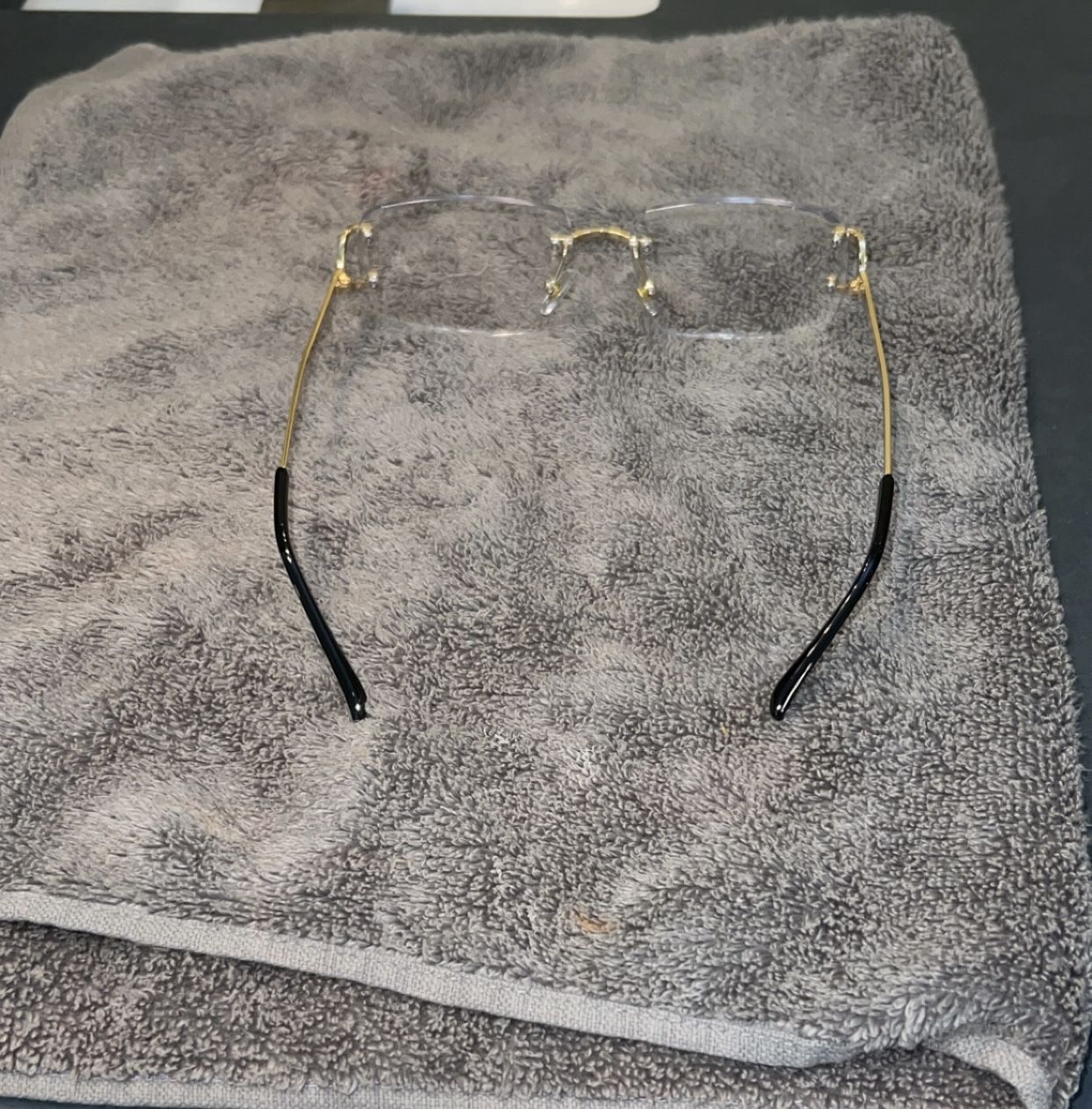 Cartier Transparent Diamond Cut Glasses