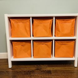 Pottery Barn Kids Toy/Storage Cubby And Cubes