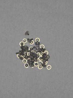 20 Sets 3/8" Silver Snap Fastener Studs Posts 3/16" Pin Leathercraft