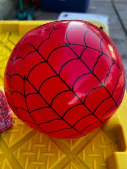 Spider man beach ball