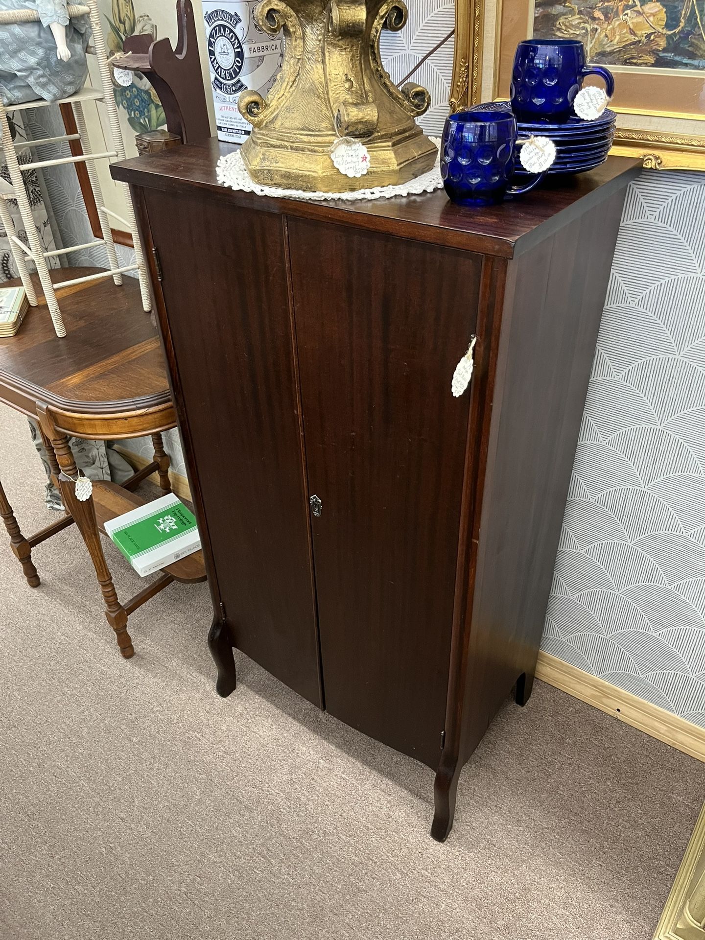 Antique Sheet Music Cabinet