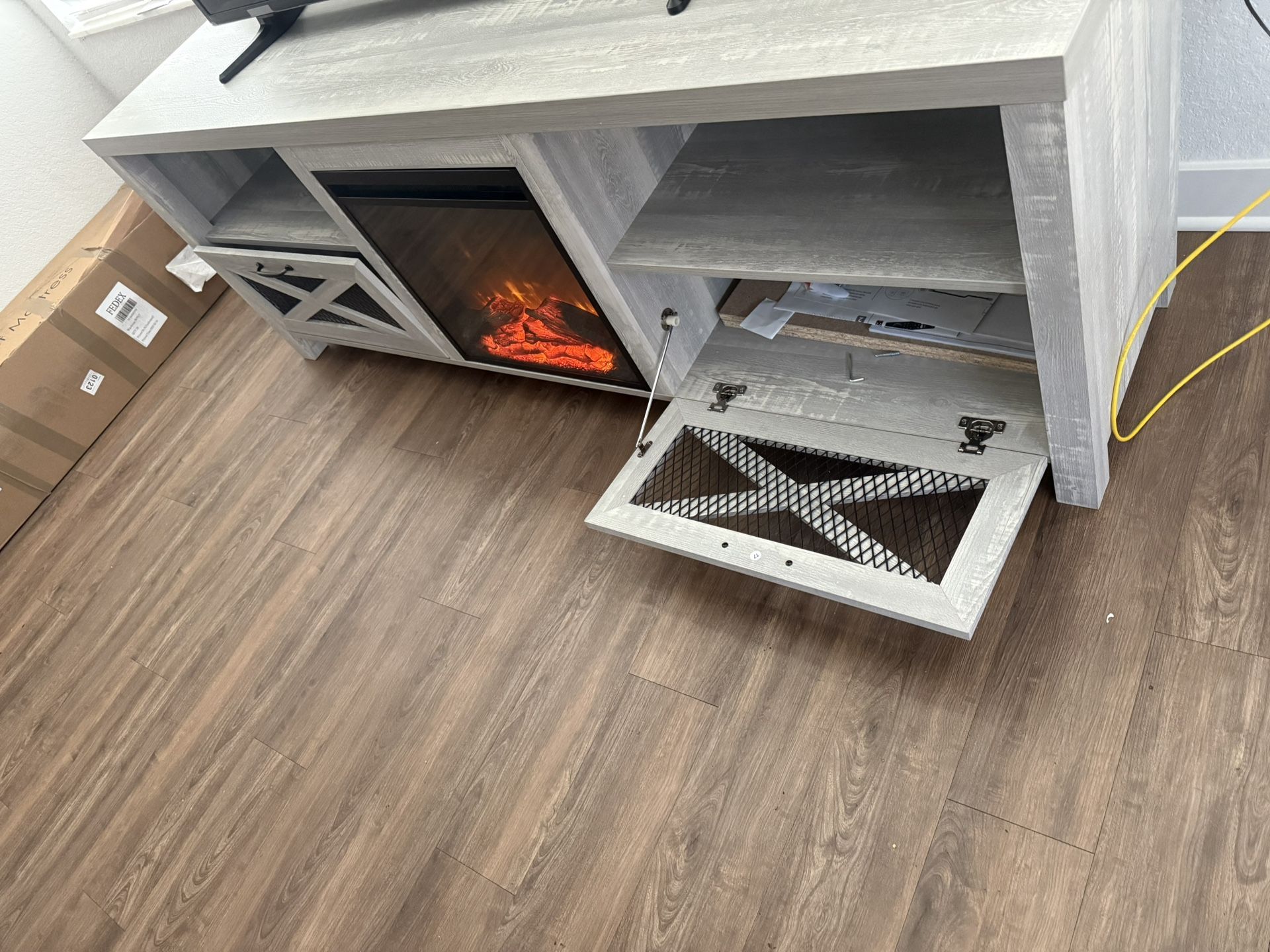 Tv Stand Fire + Tv