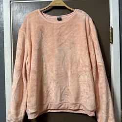 Pink Gold Rush Fuzzy Top 