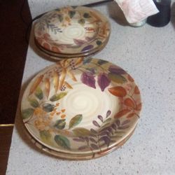 Home Trends ShadowWood Dinner Plate Sets