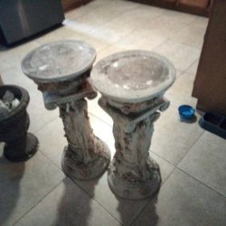 6 Sets Of Big Bases And Vases