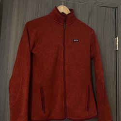 Patagonia Sz M Red Better Sweater Jacket