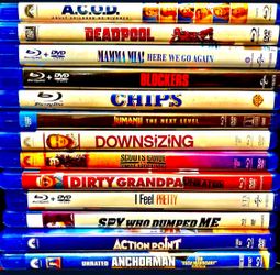 NEW BLU-RAY MOVIES. NO DIGITAL