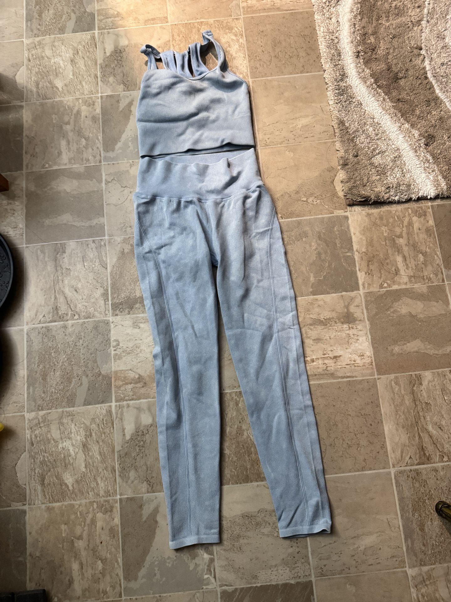 Yogalicious Light Blue Yoga Set