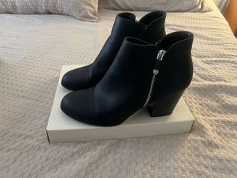 Black ankle boots
