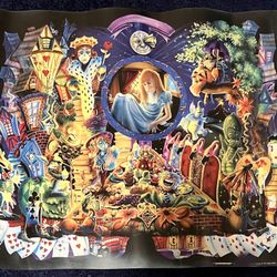 Alice In Wonderland Richard Biffle Art Poster 24“ X 36“