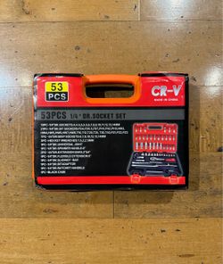New 52 Piece Socket and Torx Set