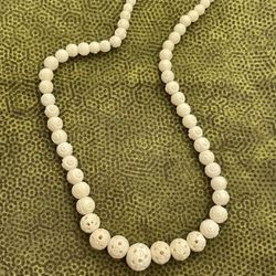Antique Carved Necklace 